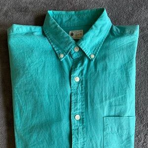 J. Crew button down in turquoise medium